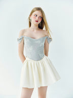 Bella Neutral Gray Top