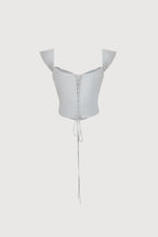 Bella Neutral Gray Top