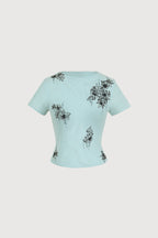 Gigi Teal Top