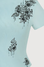 Gigi Teal Top