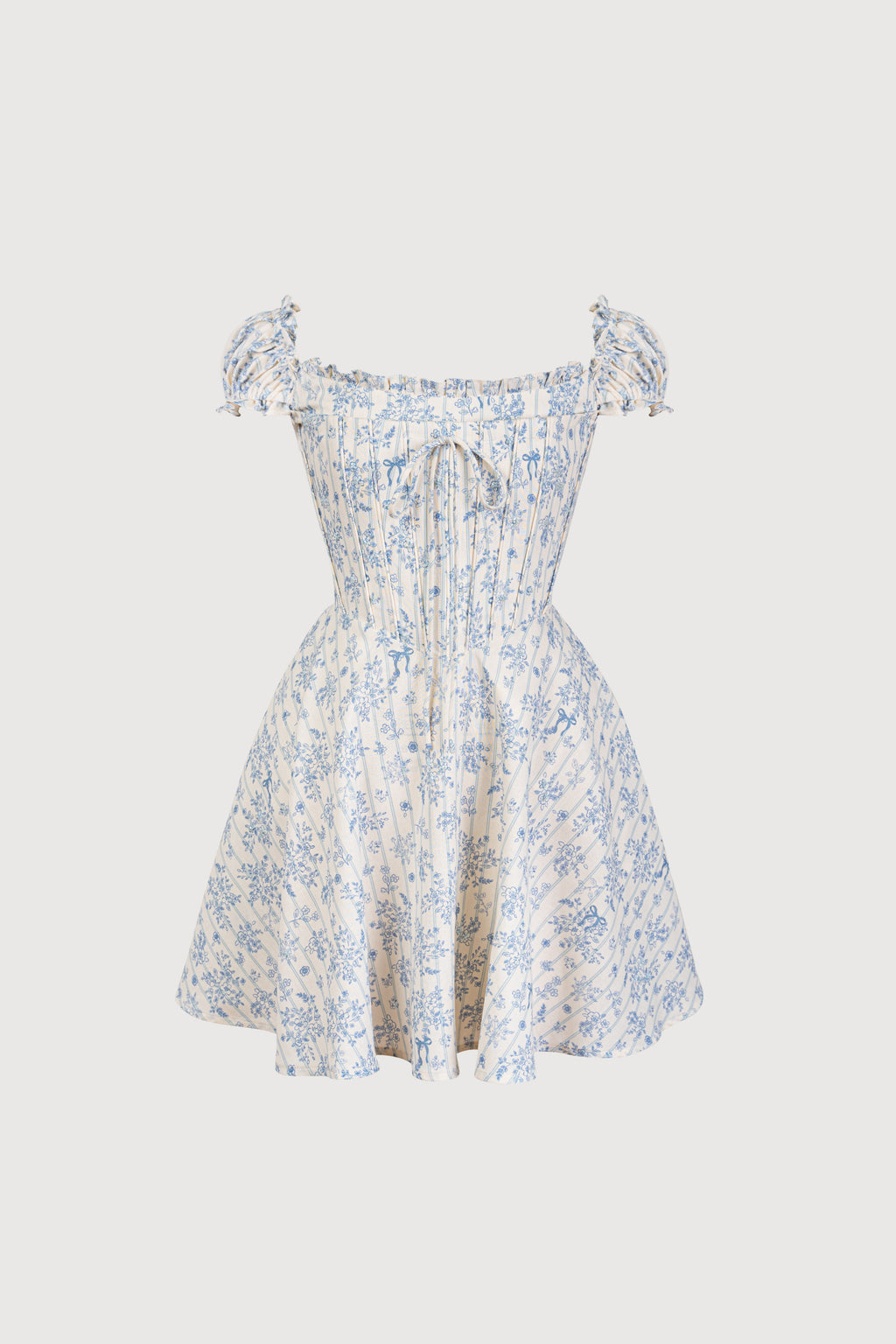 Karina Blue Flower Dress