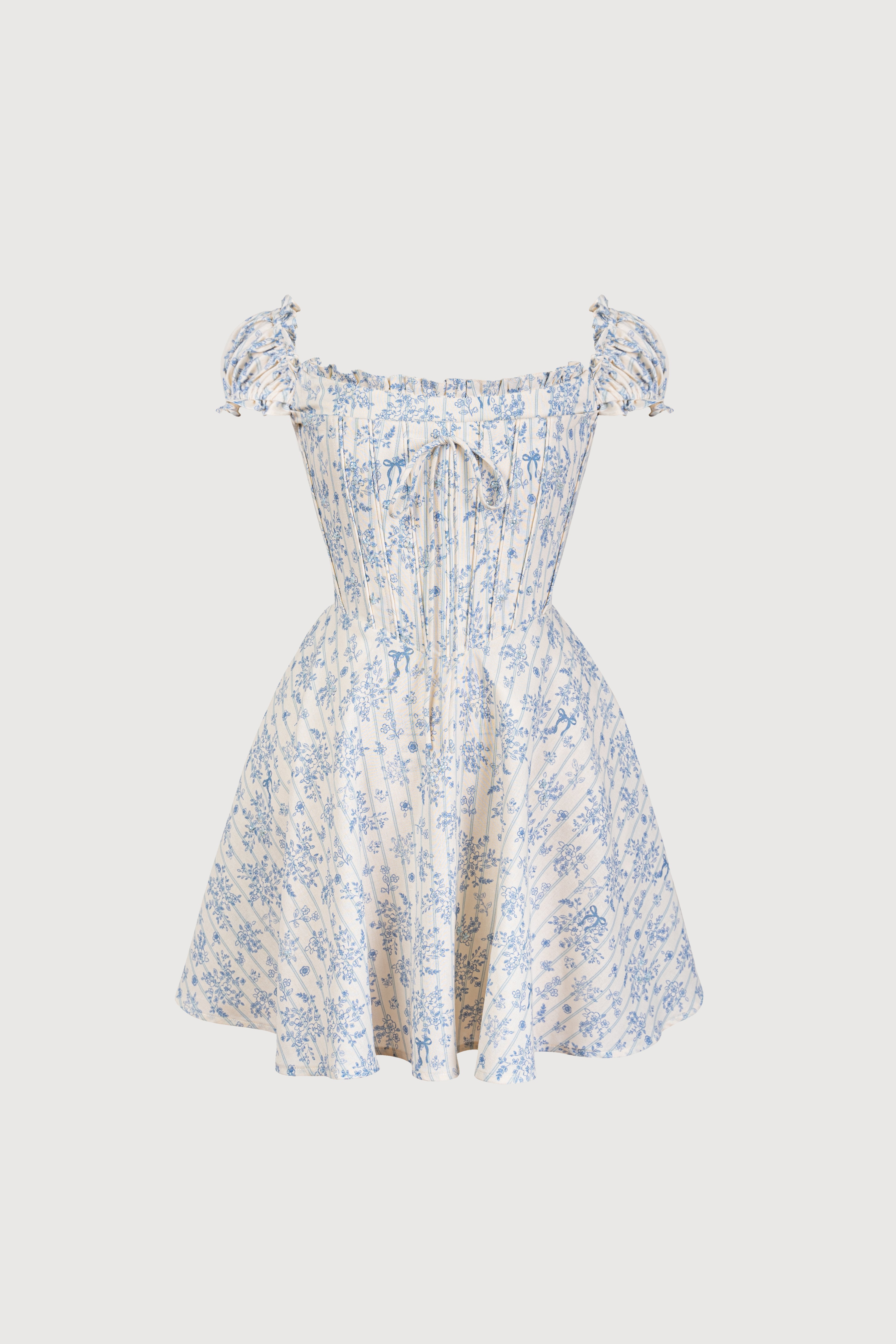 Karina Blue Flower Dress