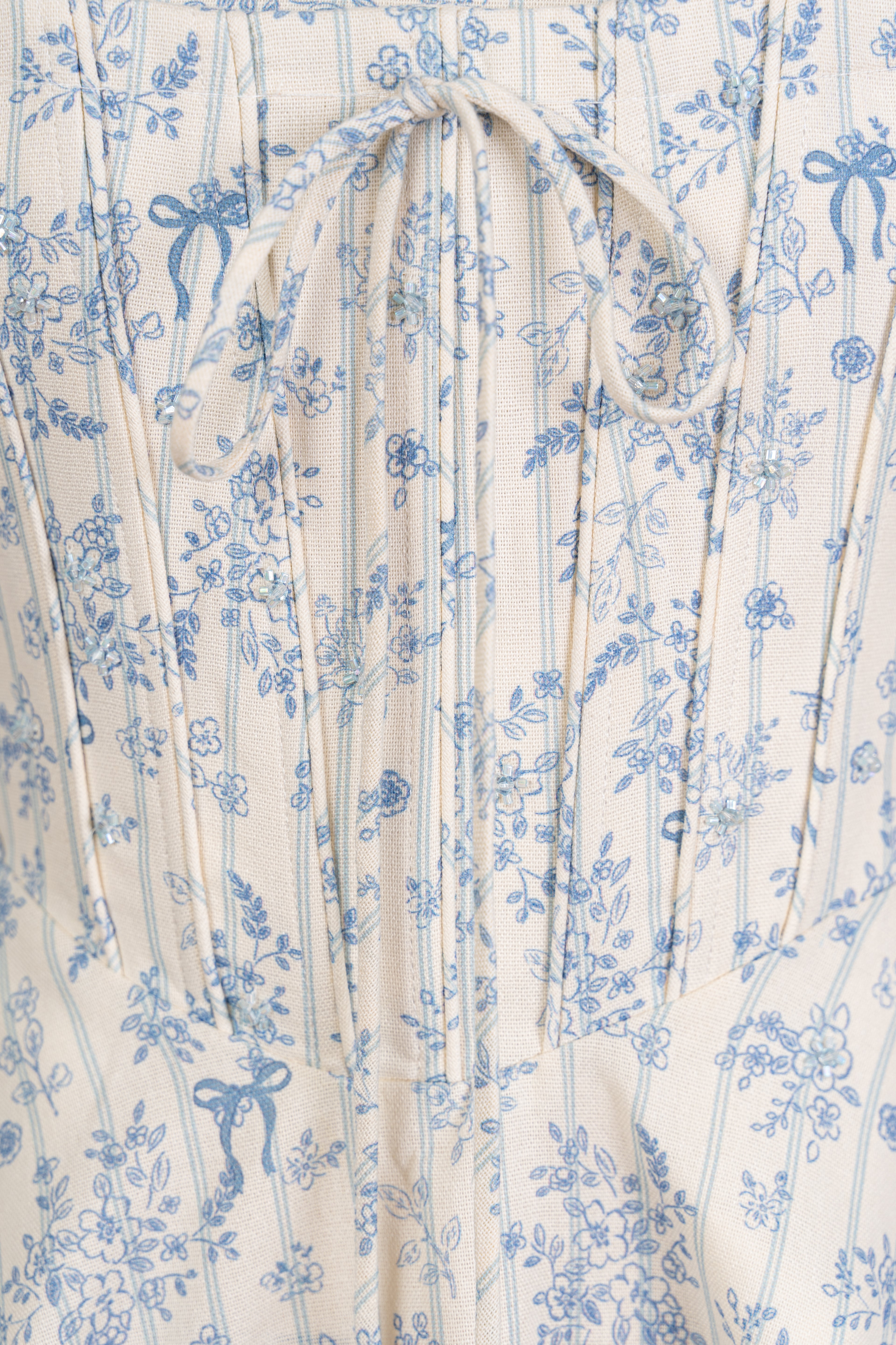 Karina Blue Flower Dress