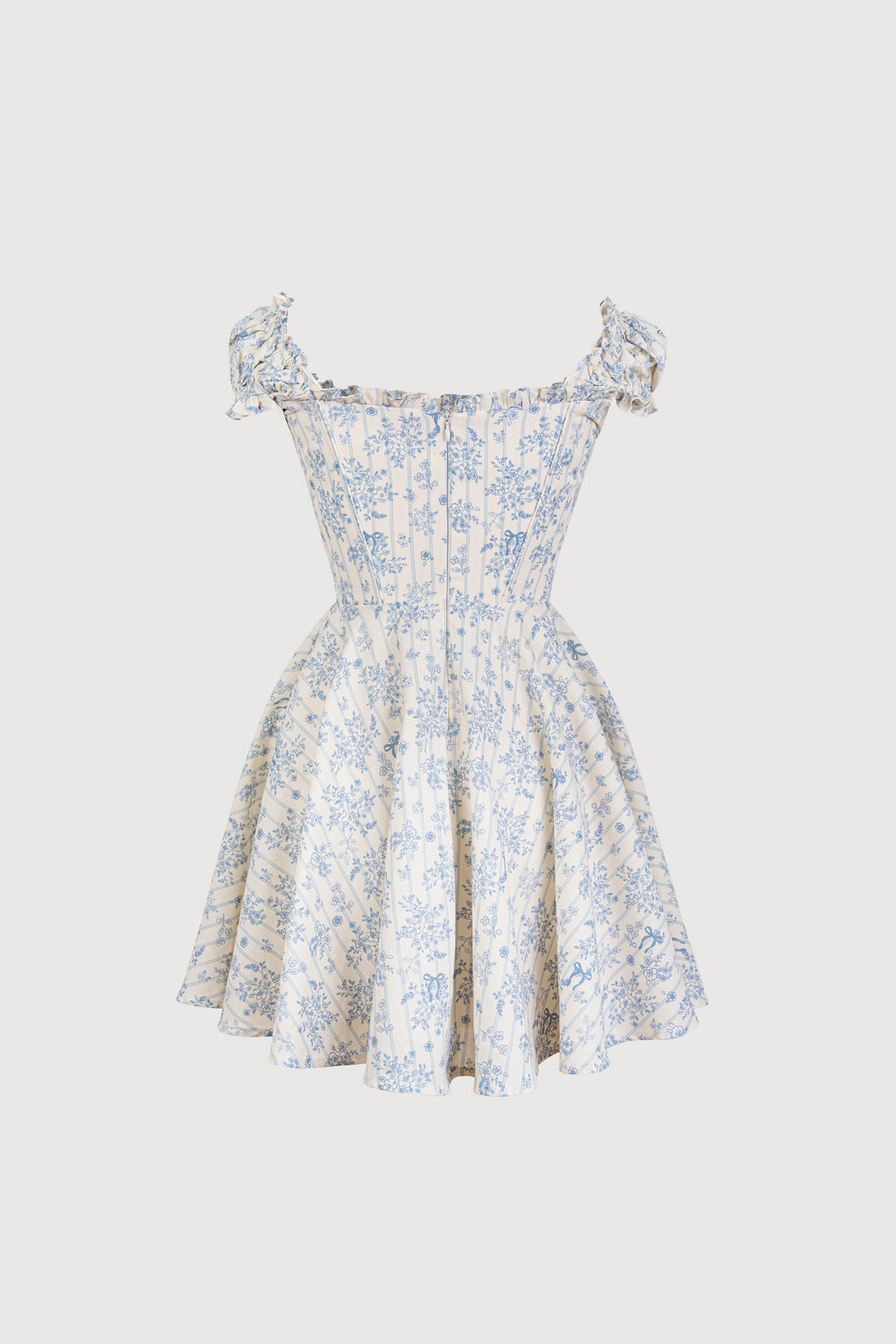 Karina Blue Flower Dress