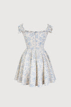 Karina Blue Flower Dress