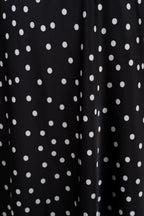 Dotty Black Skirt