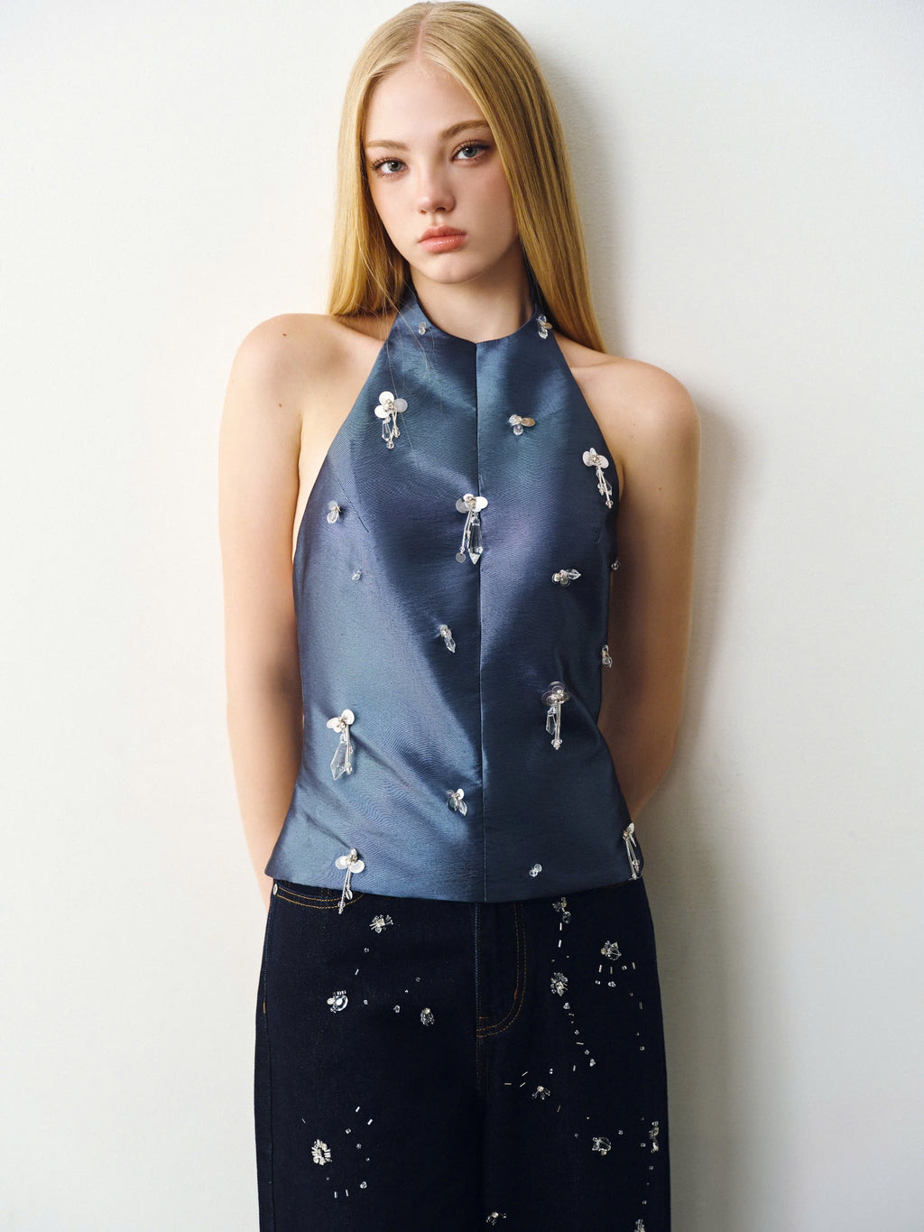 Elsa Blue Top