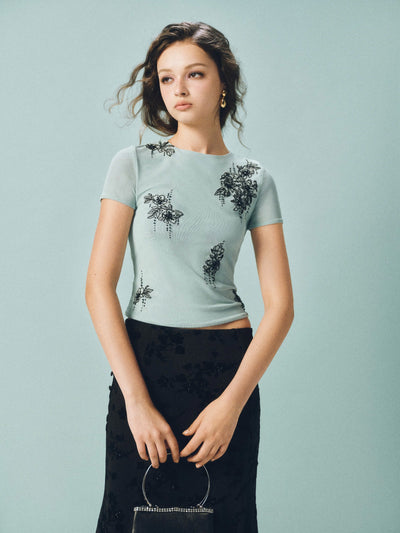 Gigi Teal Top