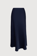 Isabel Blue Skirt Elastic Waistband