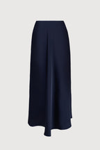 Isabel Blue Skirt Elastic Waistband