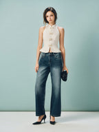 Jasper Blue Wash Pants