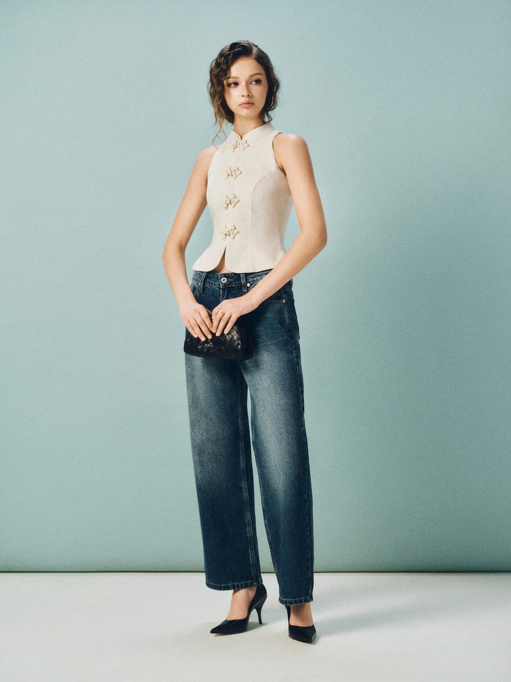 Jasper Blue Wash Pants