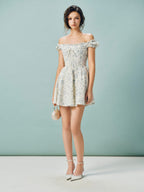 Karina Blue Flower Dress