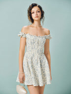Karina Blue Flower Dress