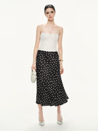 Dotty Black Skirt