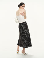 Dotty Black Skirt