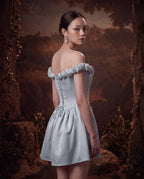 Miranda Icy Blue Mini Dress
