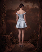 Miranda Icy Blue Mini Dress