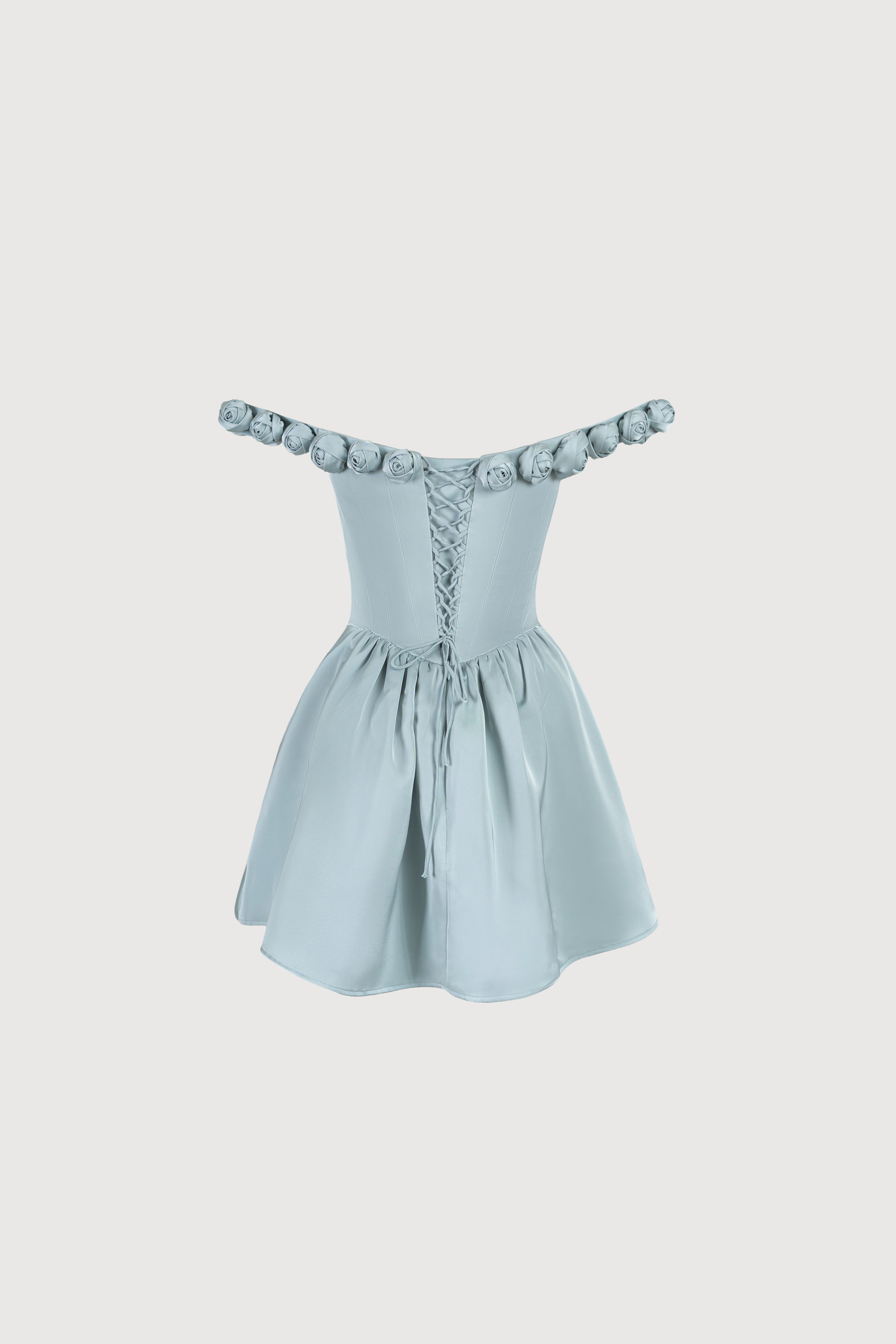 Miranda Icy Blue Mini Dress