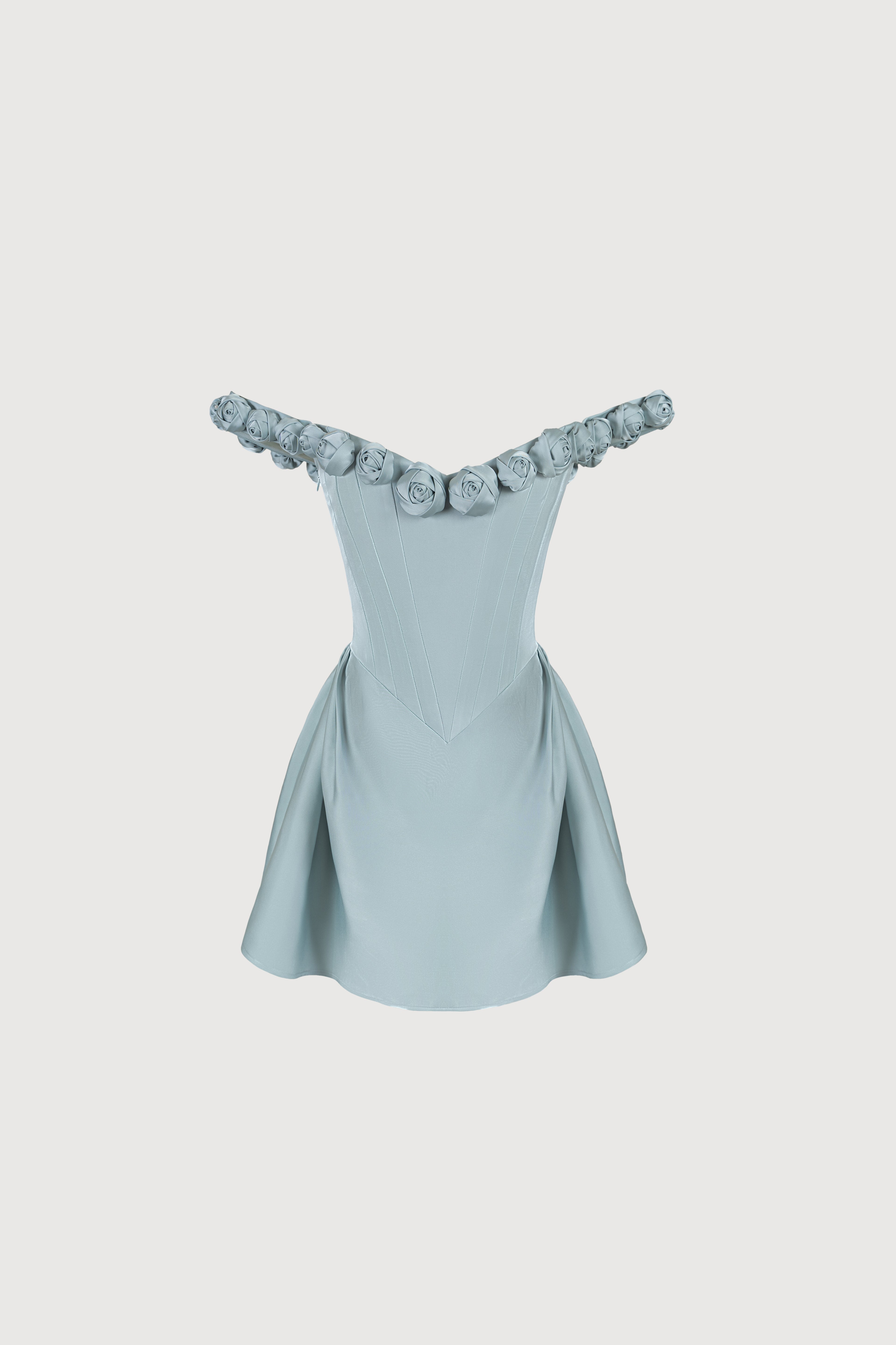 Miranda Icy Blue Mini Dress