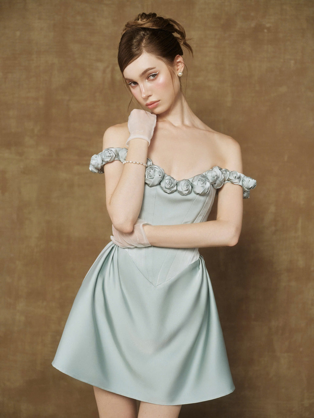 Miranda Icy Blue Mini Dress