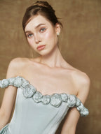 Miranda Icy Blue Mini Dress