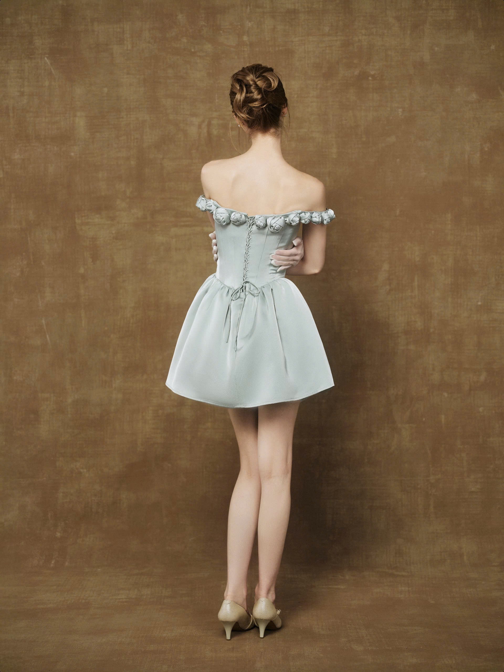 Miranda Icy Blue Mini Dress