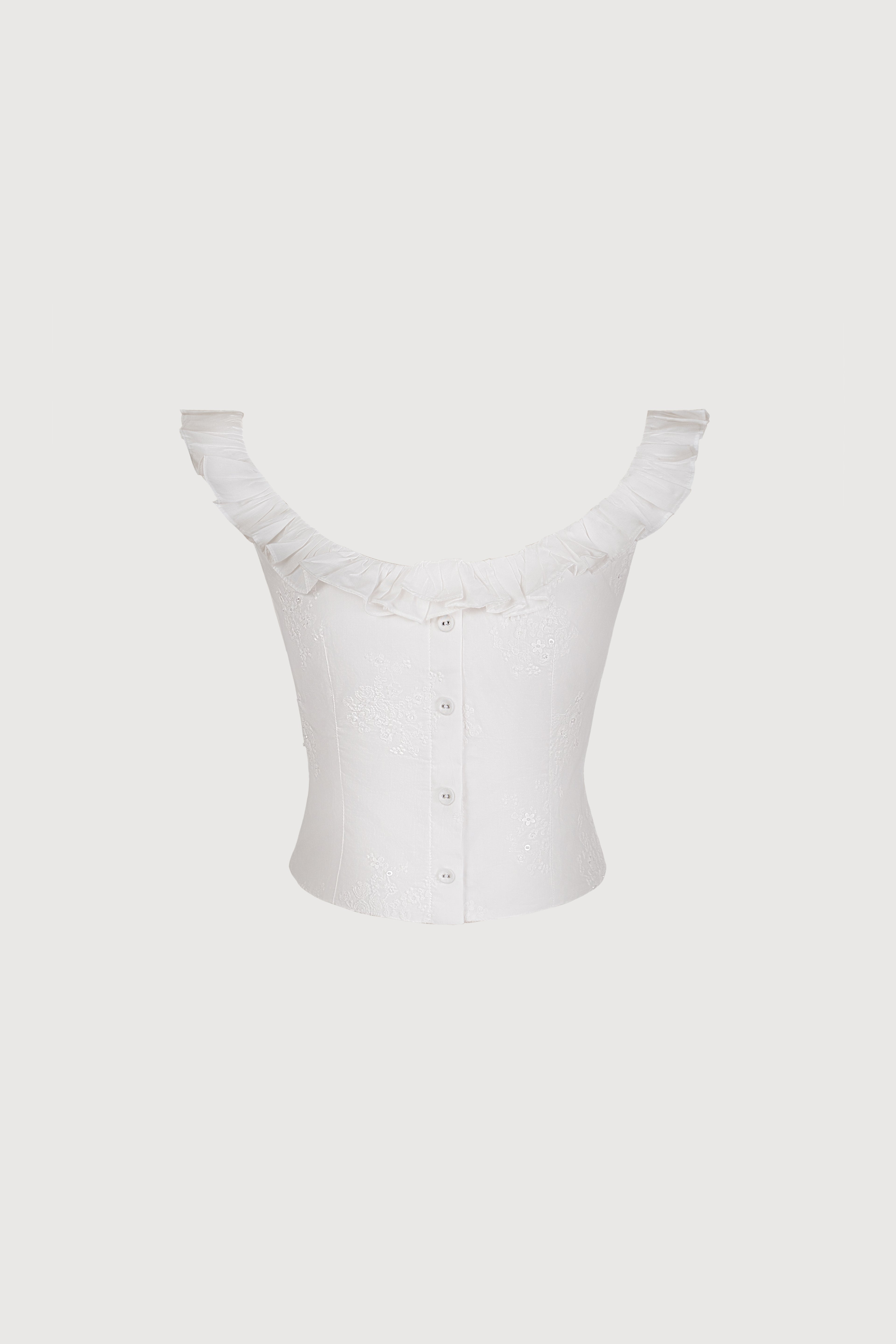 Sue White Top