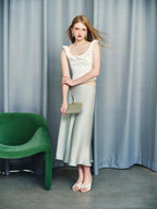 Isabel Sage Green Skirt