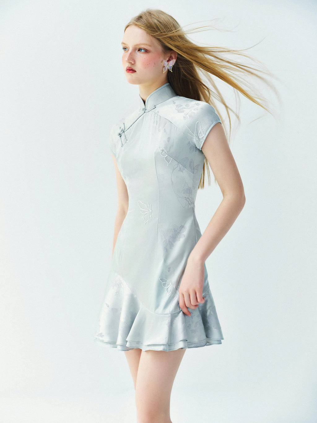 Sylvia Baby Blue Dress