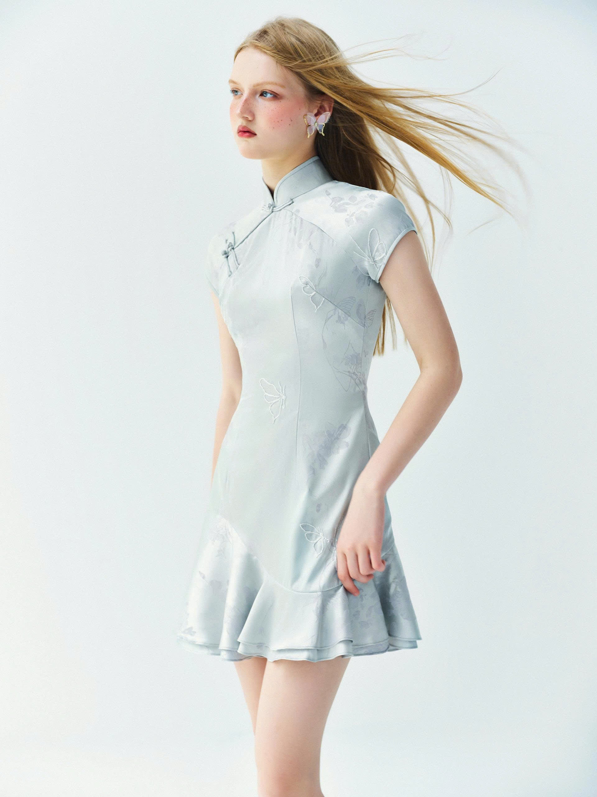 Sylvia Baby Blue Dress