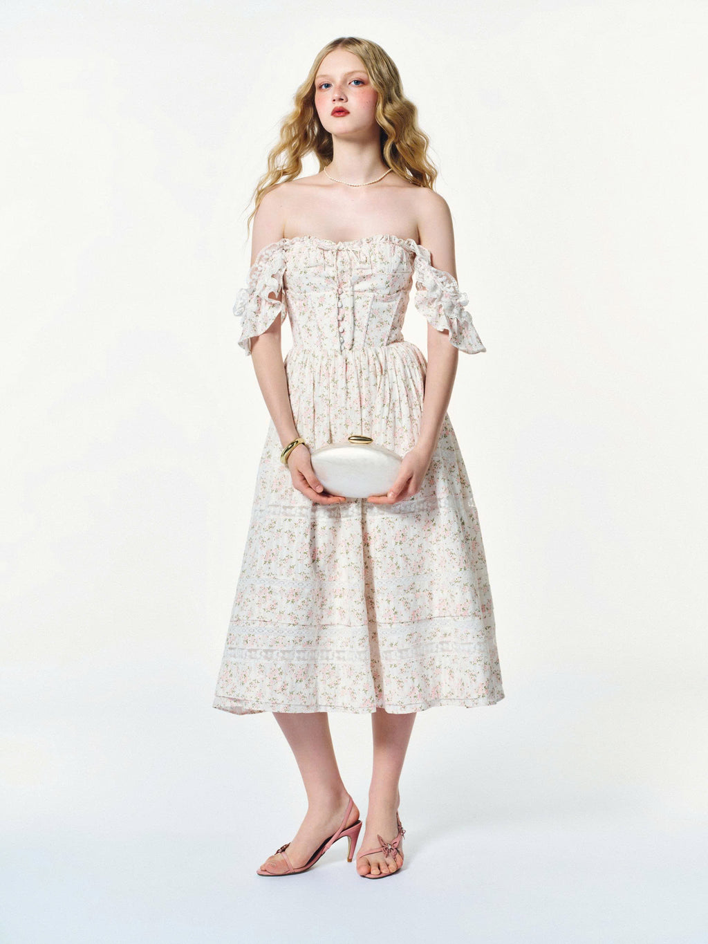 Tasha Pink Flower Dress