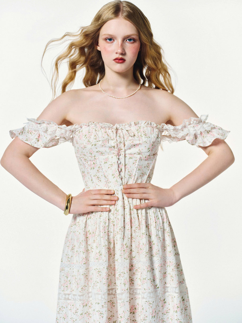 Tasha Pink Flower Dress