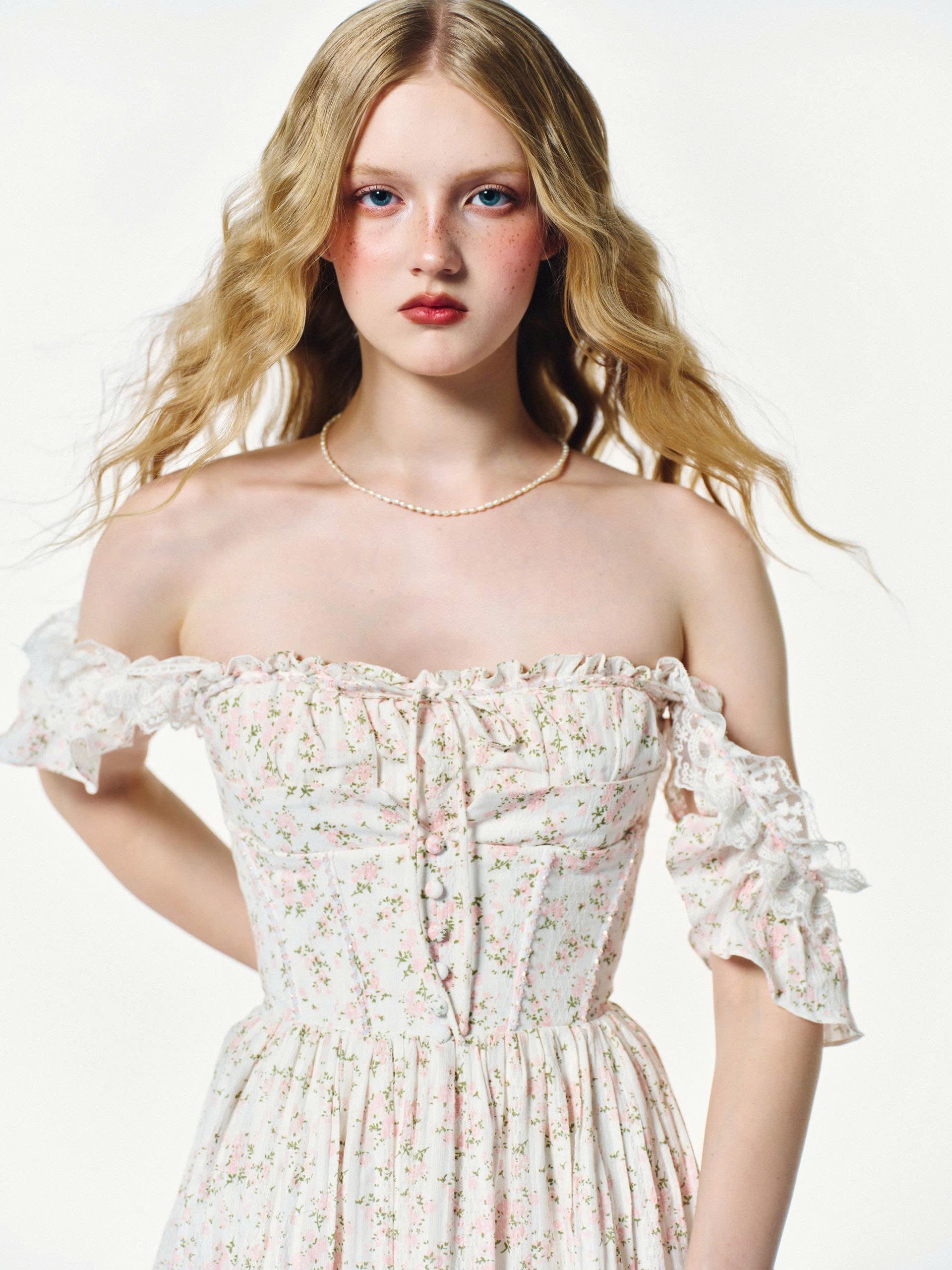 Tasha Pink Flower Dress