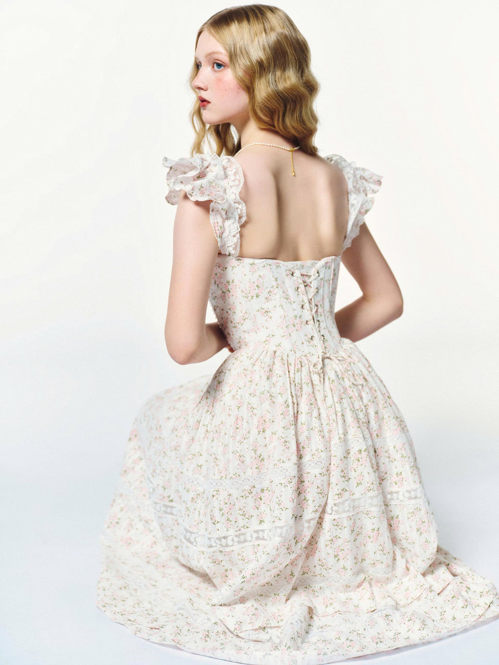 Tasha Pink Flower Dress