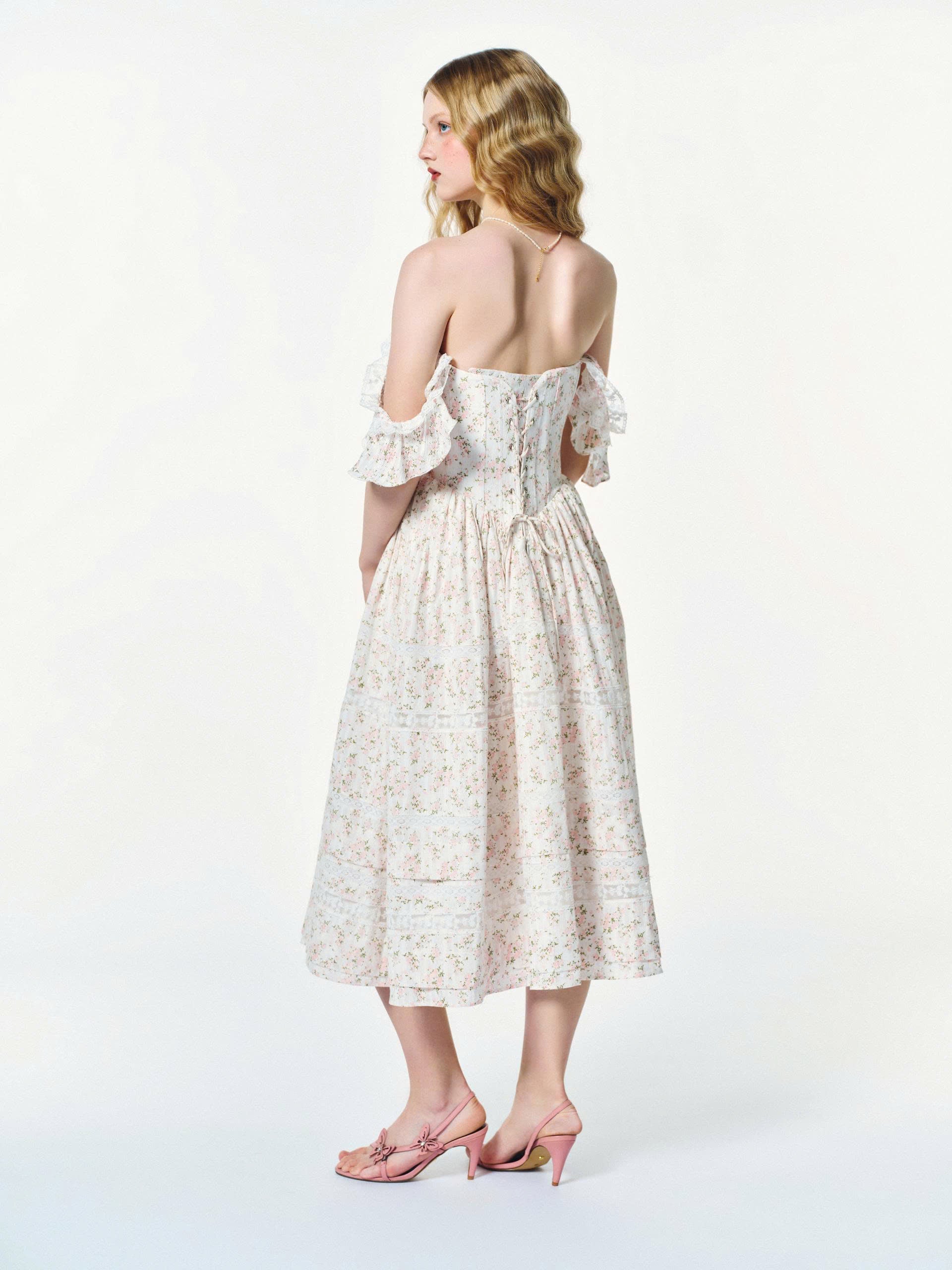 Tasha Pink Flower Dress